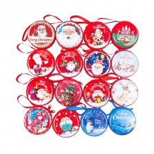 Christmas Holiday Gift Tinplate Coin Purse